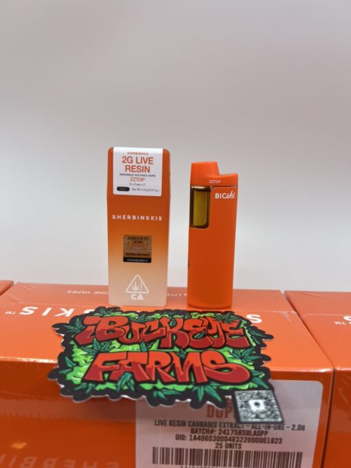 Sherbinskis 2 Gram Live Resin Disposables